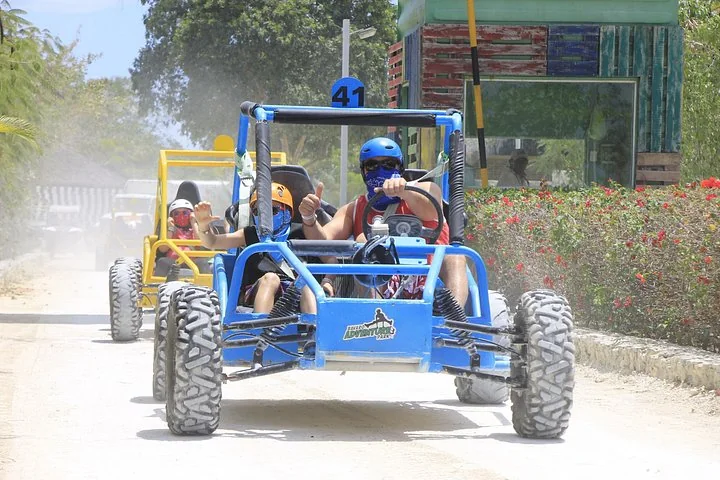 A buggy on a track at Bavaro Adventure Park