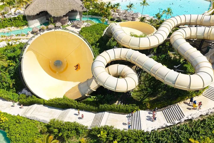 Water slides at El Dorado Water Park